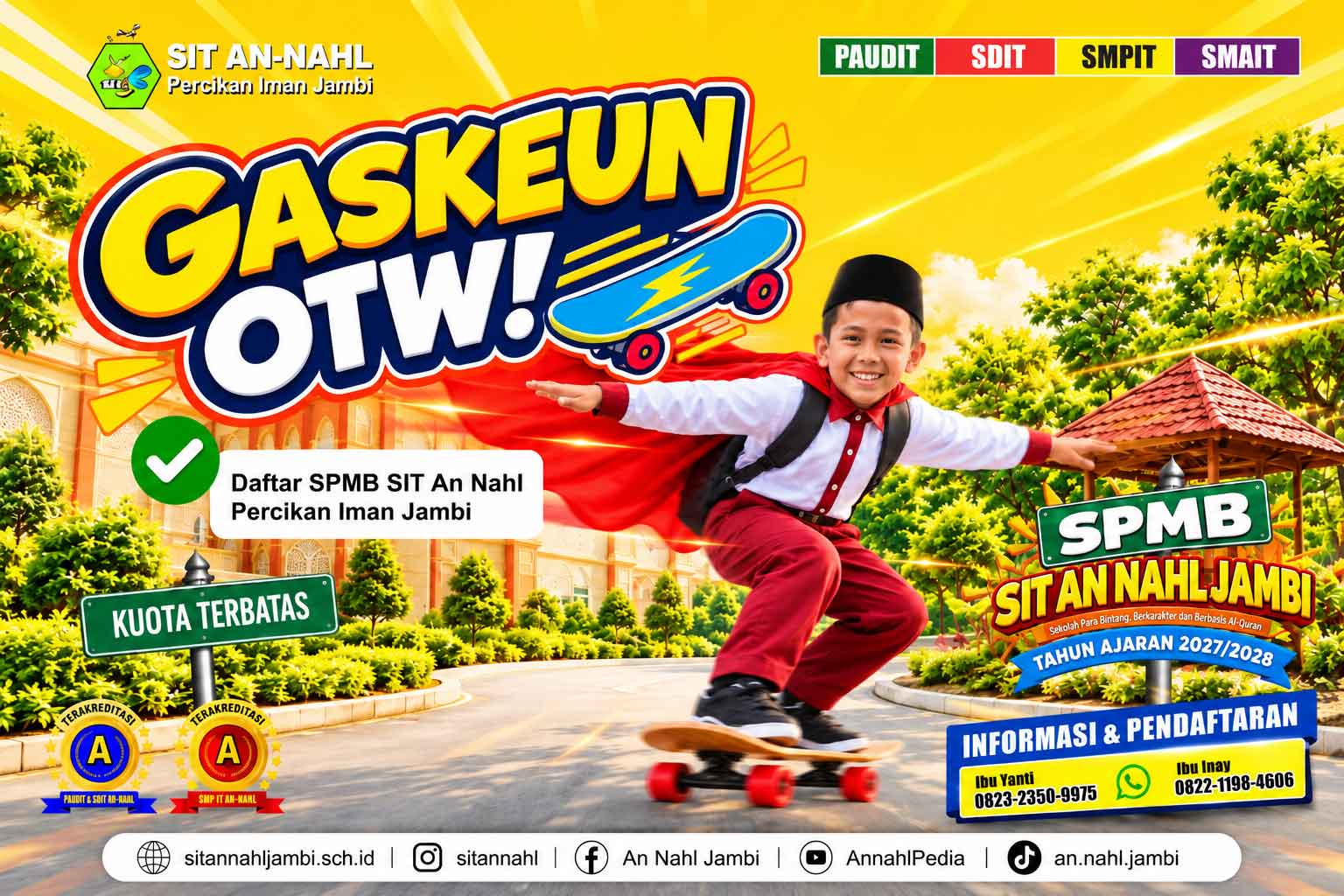 Promosi SPMB SIT An-Nahl Jambi